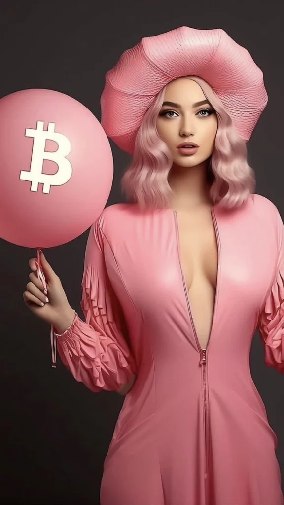 Bitcoin Pink Girl