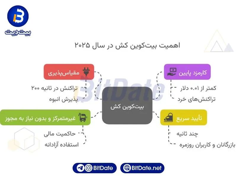 4 دلیل اهمیت بیت‌کوین کش در سال ۲۰۲۵